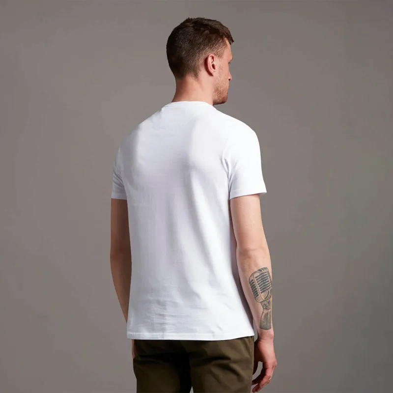 Lyle and Scott Plain T-shirt White-3