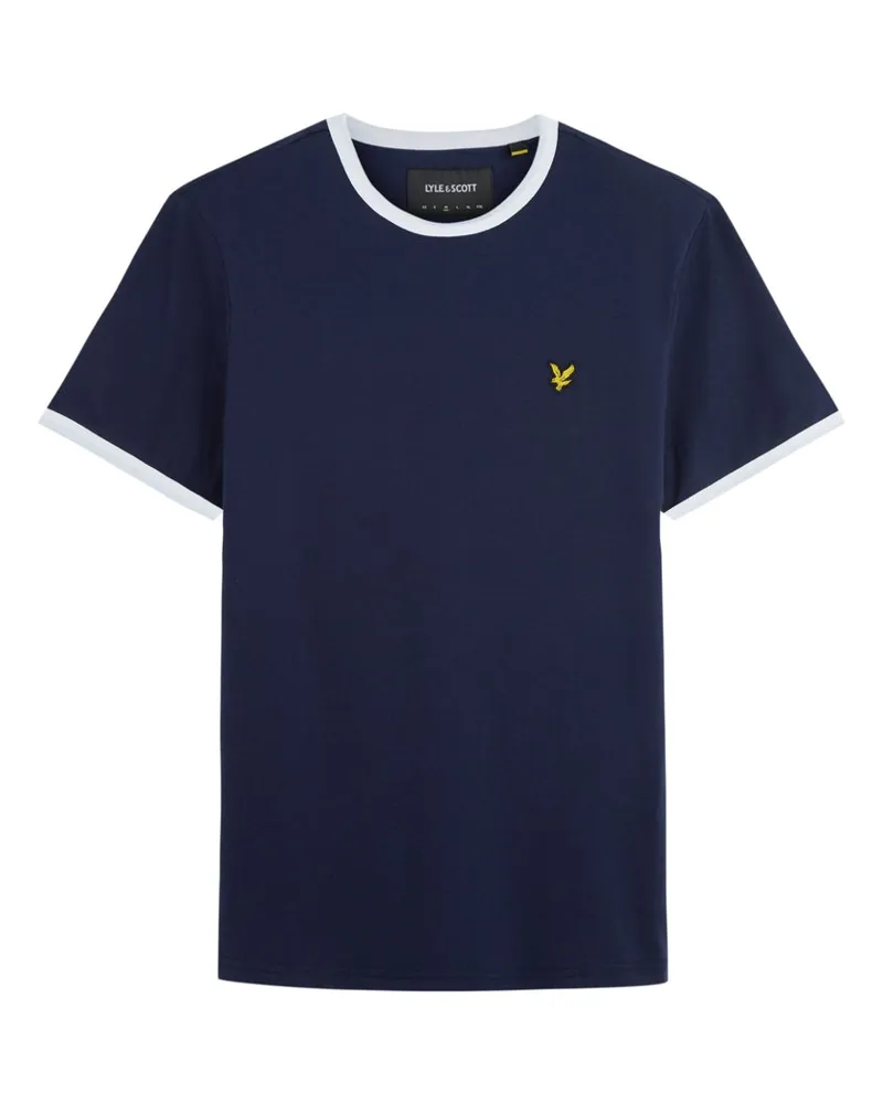 Lyle and Scott Ringer T-shirt Navy-4