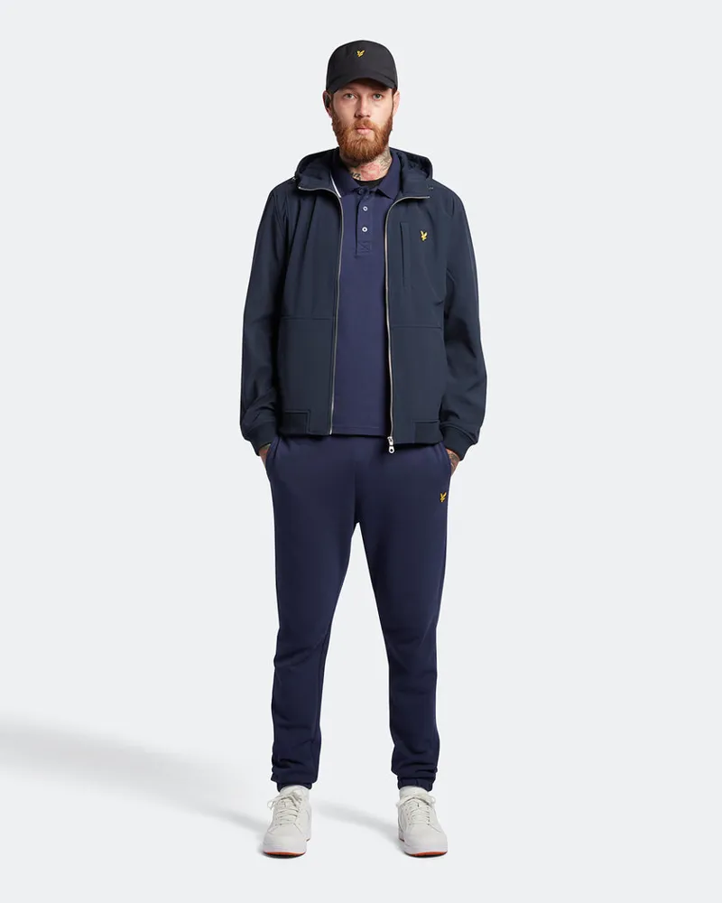 Lyle and Scott Tipped Polo T-shirt Light Navy / White XXL ONLY LAST ONE-2