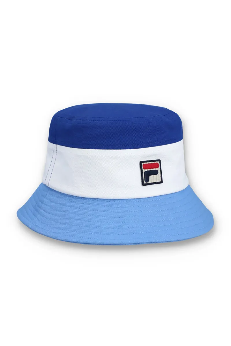 Fila Marco Tri-colour Bucket Hat Blue