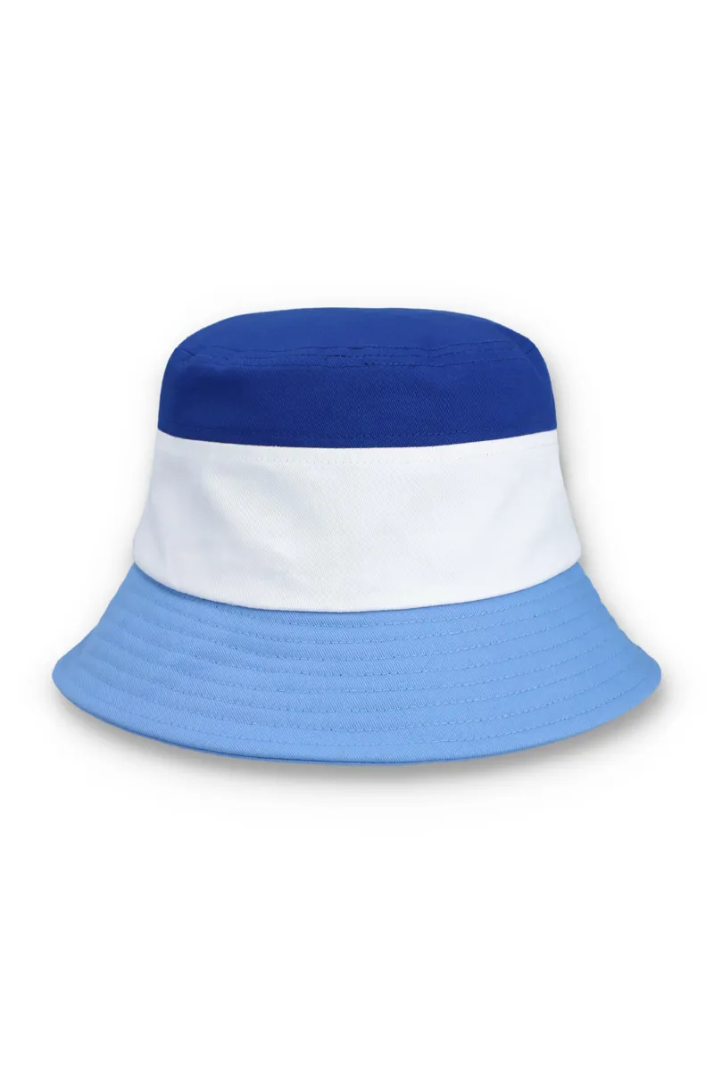 Fila Marco Tri-colour Bucket Hat Blue-2