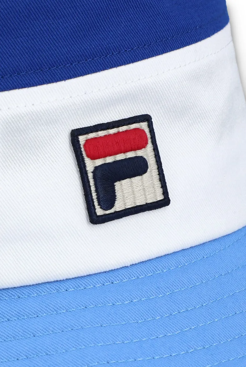 Fila Marco Tri-colour Bucket Hat Blue-3