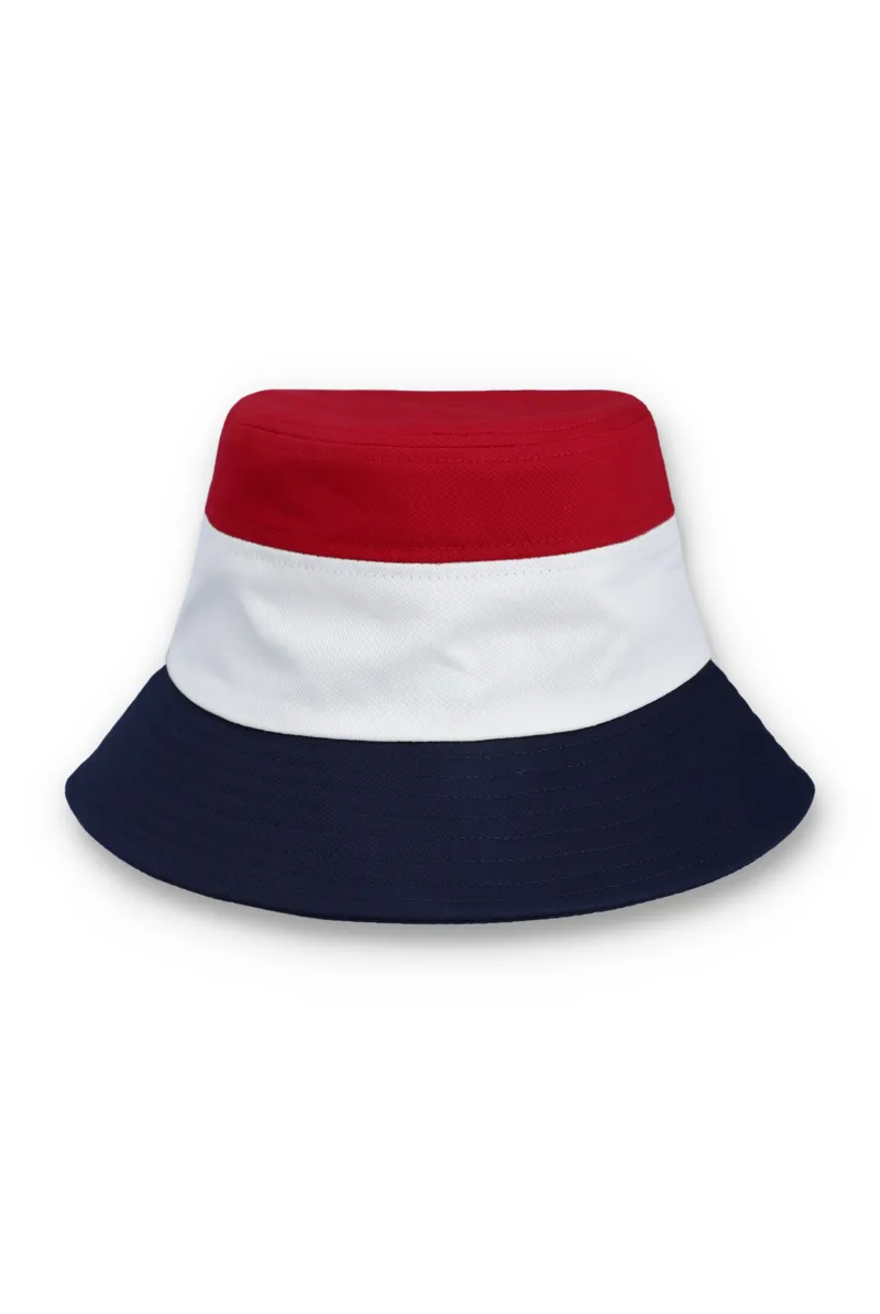 Fila Marco Tri-colour Bucket Hat Red-2