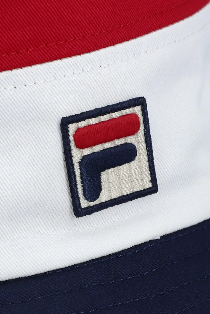 Fila Marco Tri-colour Bucket Hat Red-3