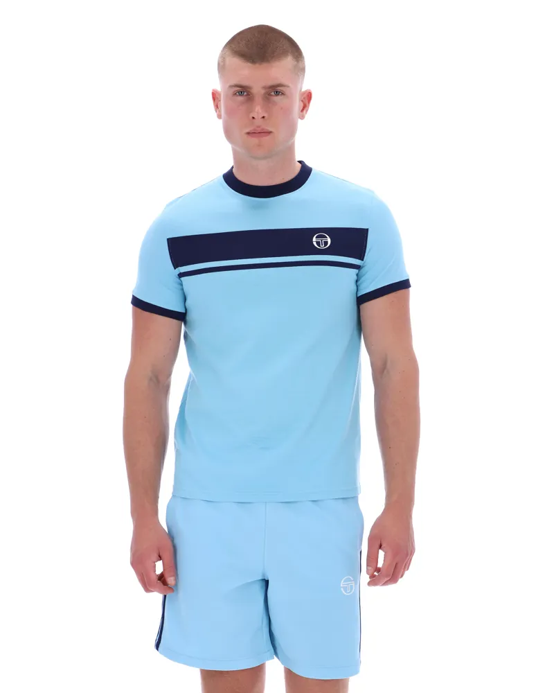 Sergio Tacchini Masters T-shirt Baltic Sea / Maritime Blue -1