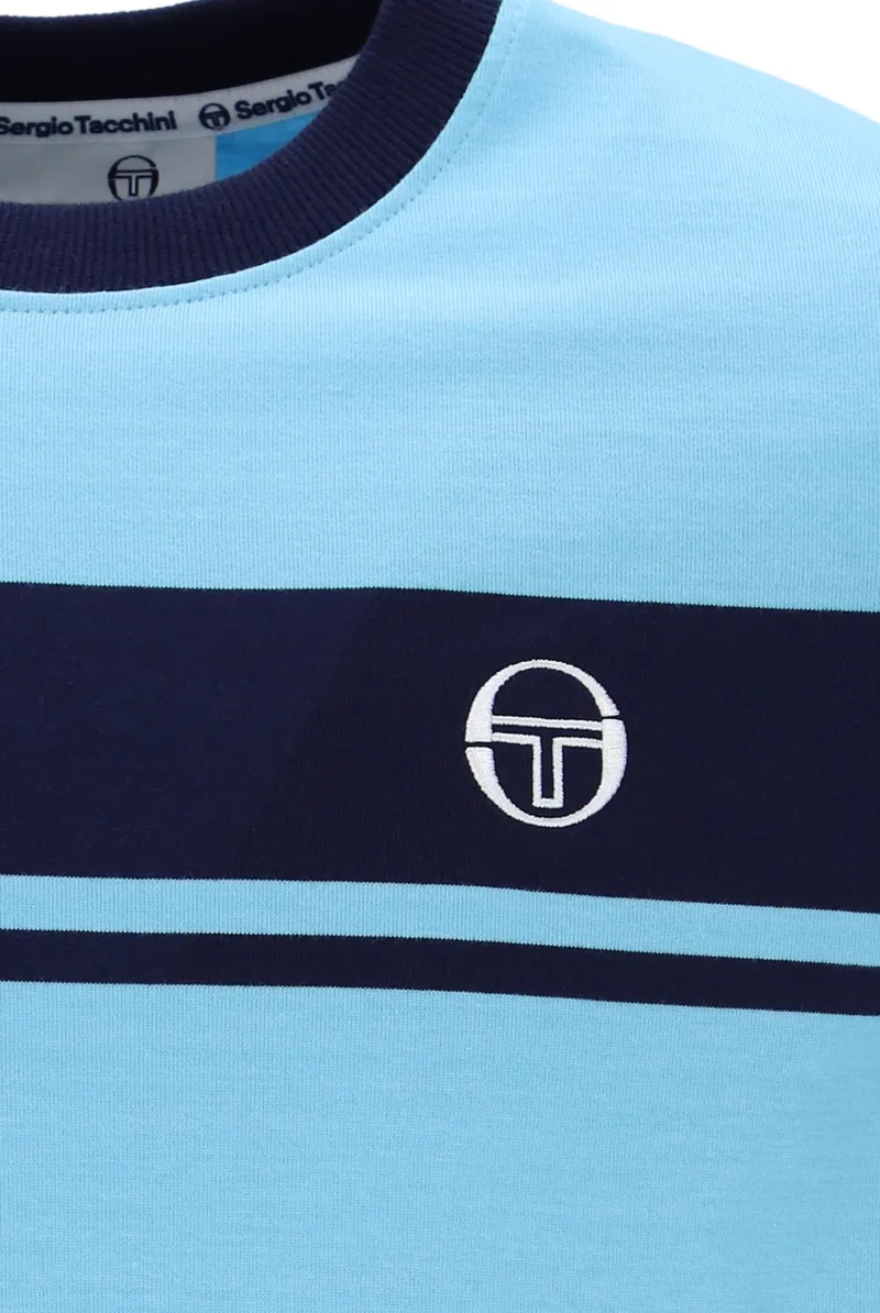 Sergio Tacchini Masters T-shirt Baltic Sea / Maritime Blue -6