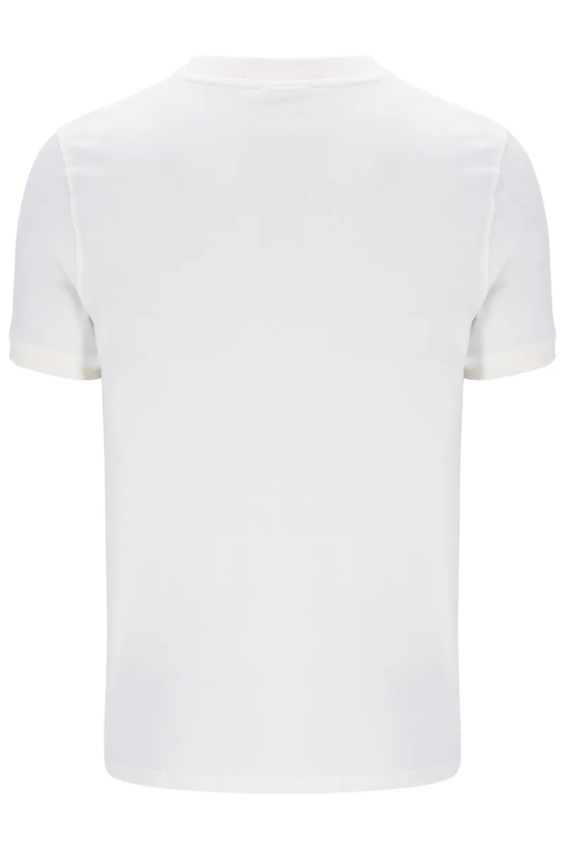 Sergio Tacchini Masters T-shirt Gardenia / Quiet Green-3
