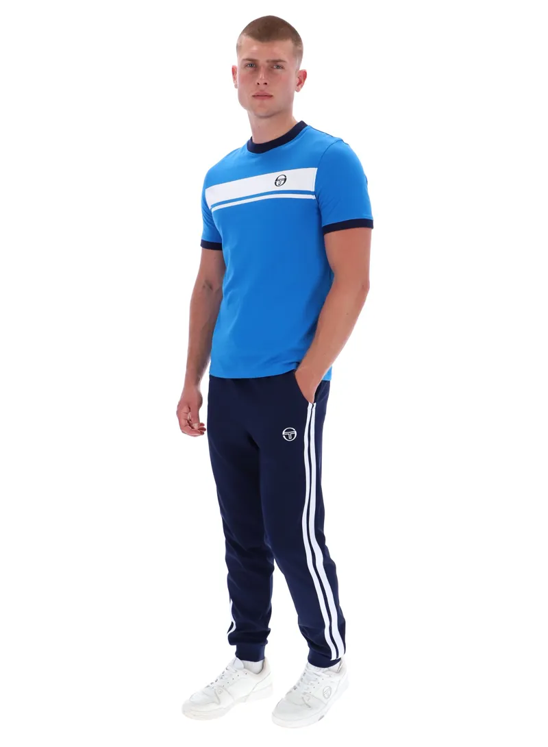 Sergio Tacchini Masters T-shirt Directoire Blue -4