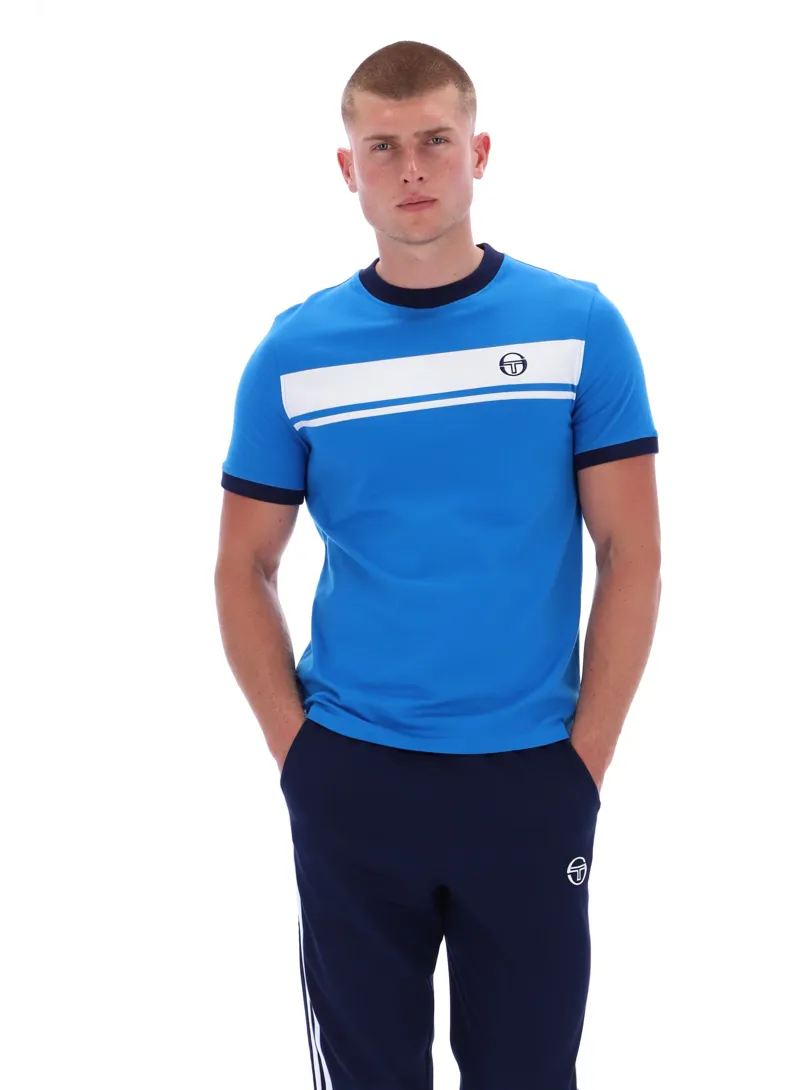 Sergio Tacchini Masters T-shirt Directoire Blue -5