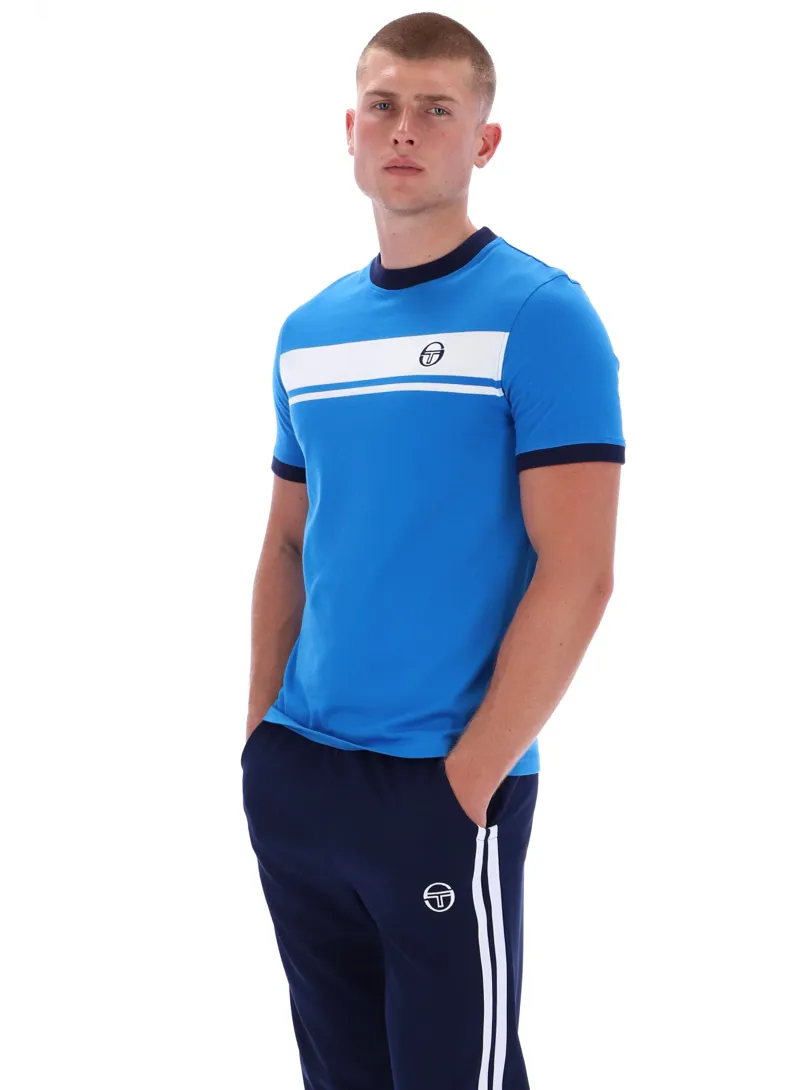 Sergio Tacchini Masters T-shirt Directoire Blue -6