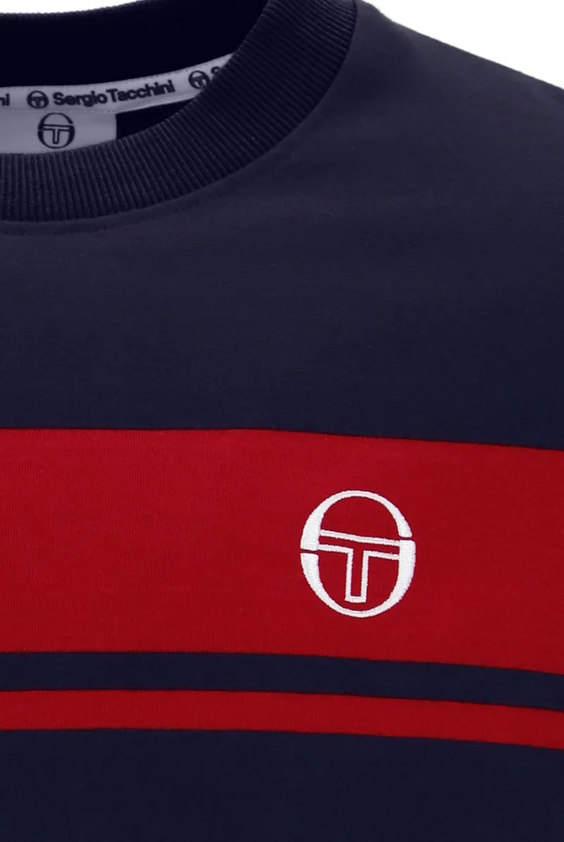 Sergio Tacchini Masters T-shirt Maritime Blue /  Adrenalin Rush -3