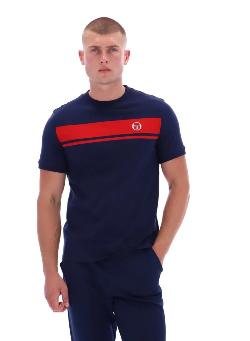 Sergio Tacchini Masters T-shirt Maritime Blue /  Adrenalin Rush -4