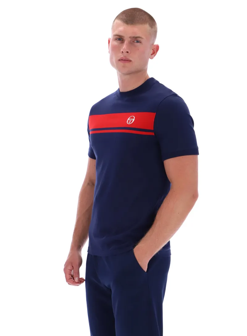 Sergio Tacchini Masters T-shirt Maritime Blue /  Adrenalin Rush -6