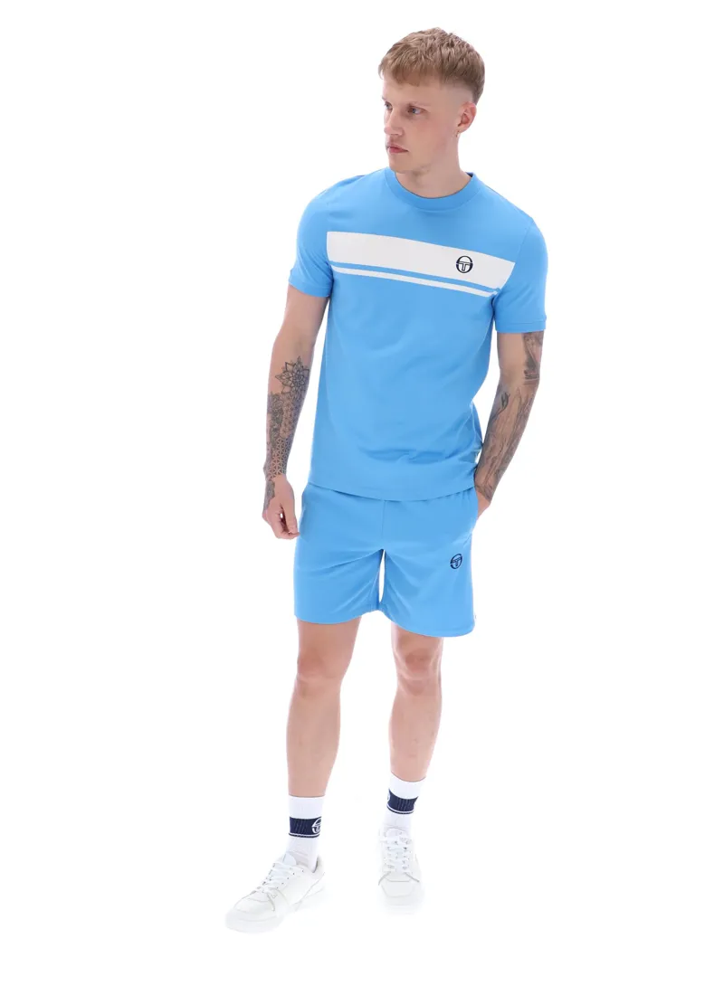 Sergio Tacchini Masters T-shirt Azure Blue-2