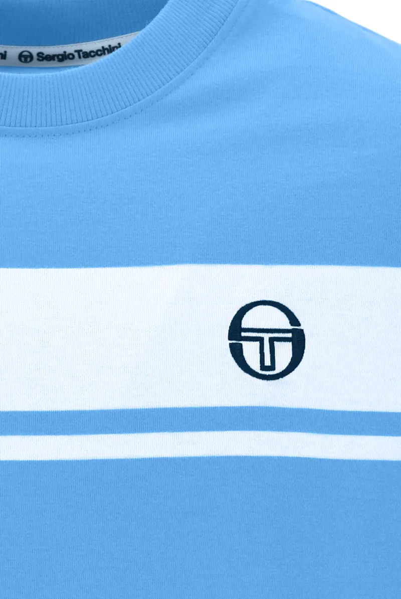 Sergio Tacchini Masters T-shirt Azure Blue-3
