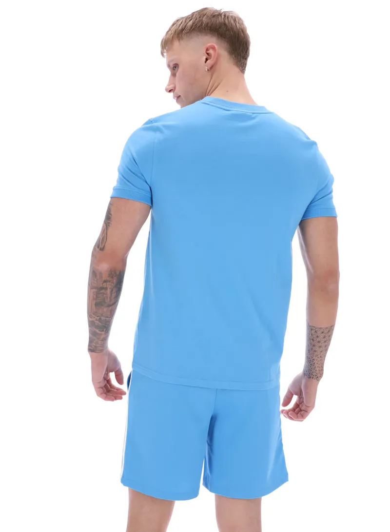 Sergio Tacchini Masters T-shirt Azure Blue-7