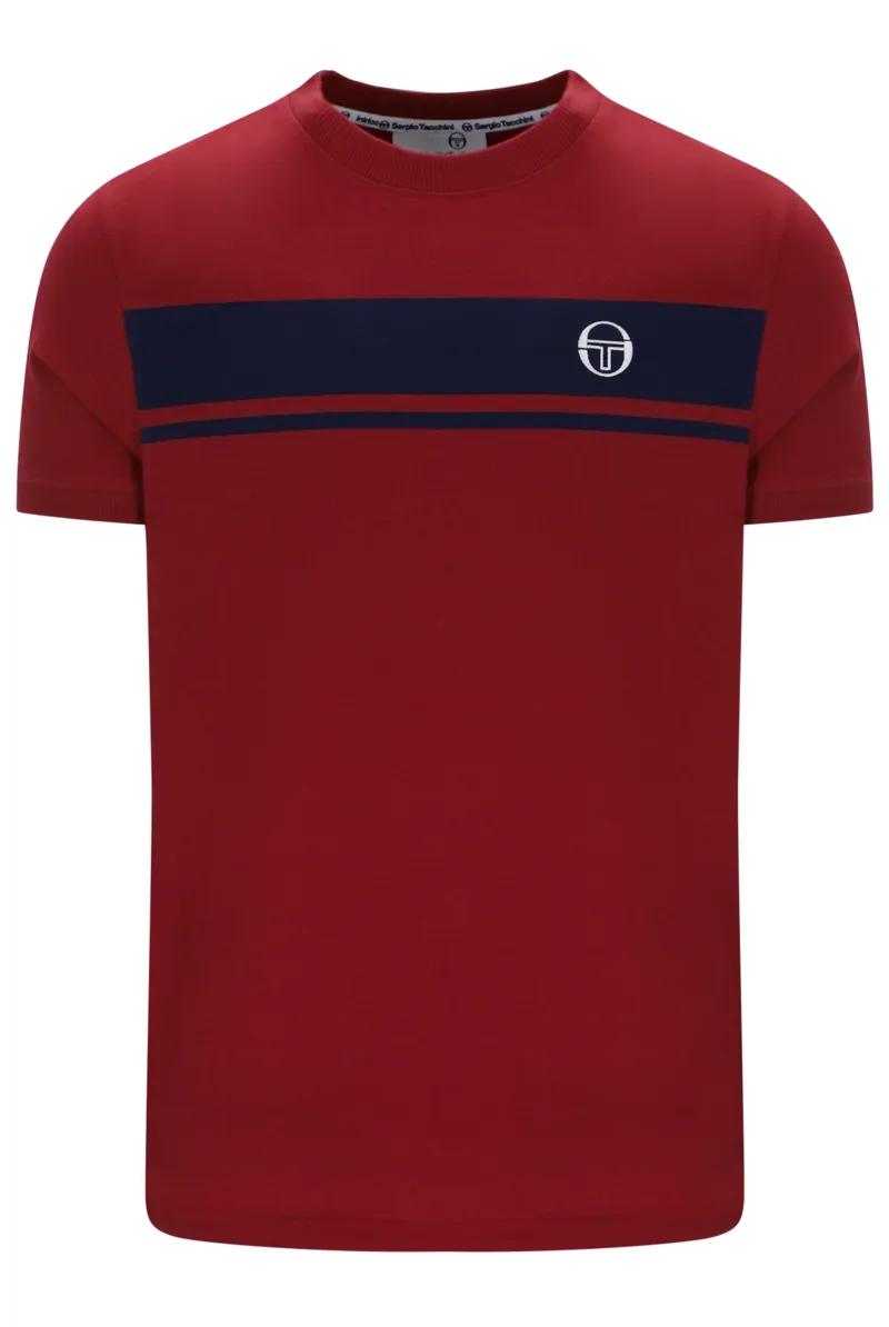 Sergio Tacchini Masters T-shirt Merlot / Maritime