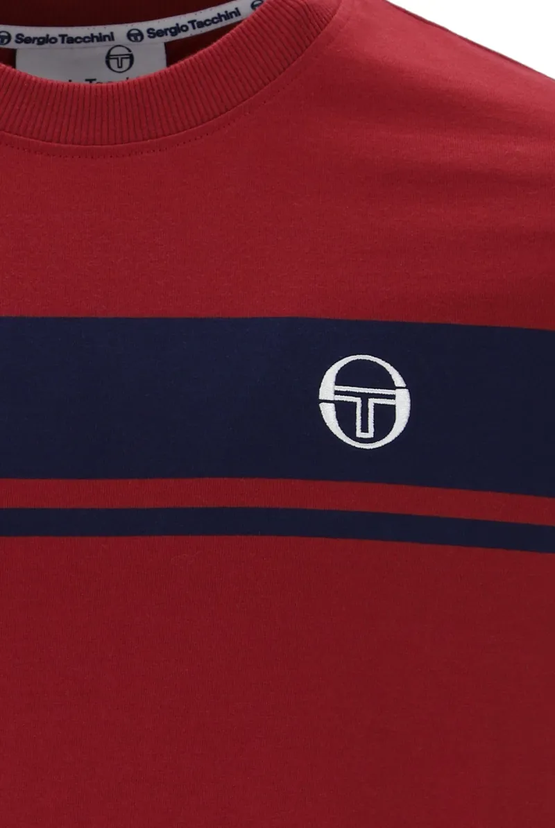 Sergio Tacchini Masters T-shirt Merlot / Maritime-2
