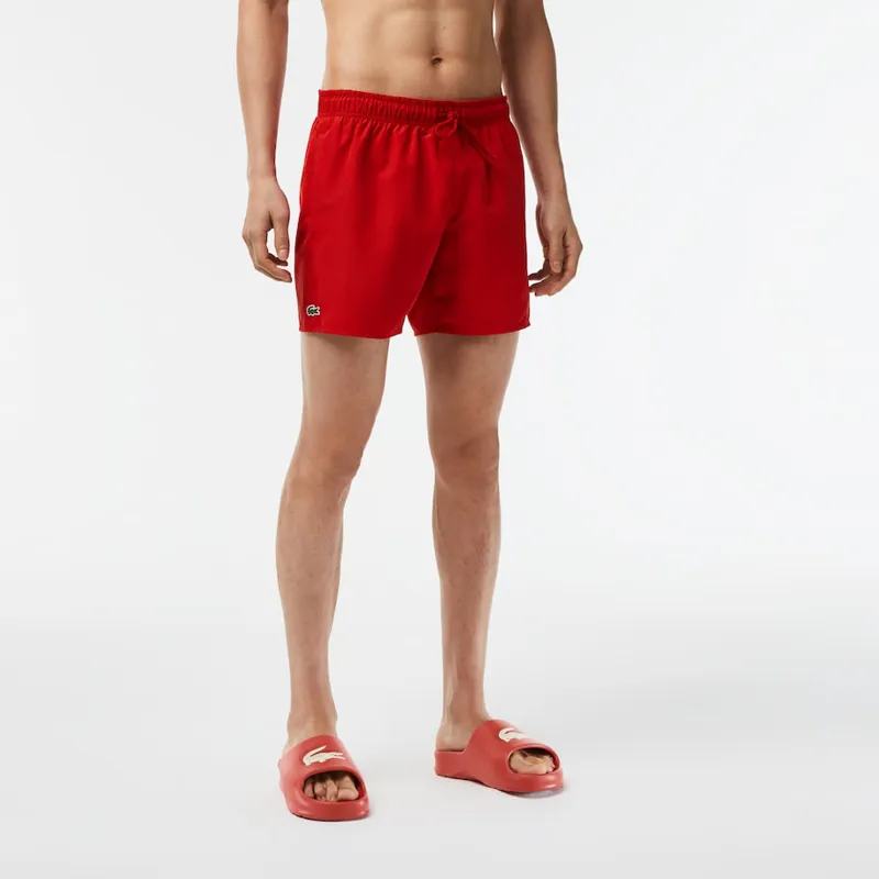 Lacoste Quick Dry Swim Shorts Red XXL ONLY LAST PAIR-3