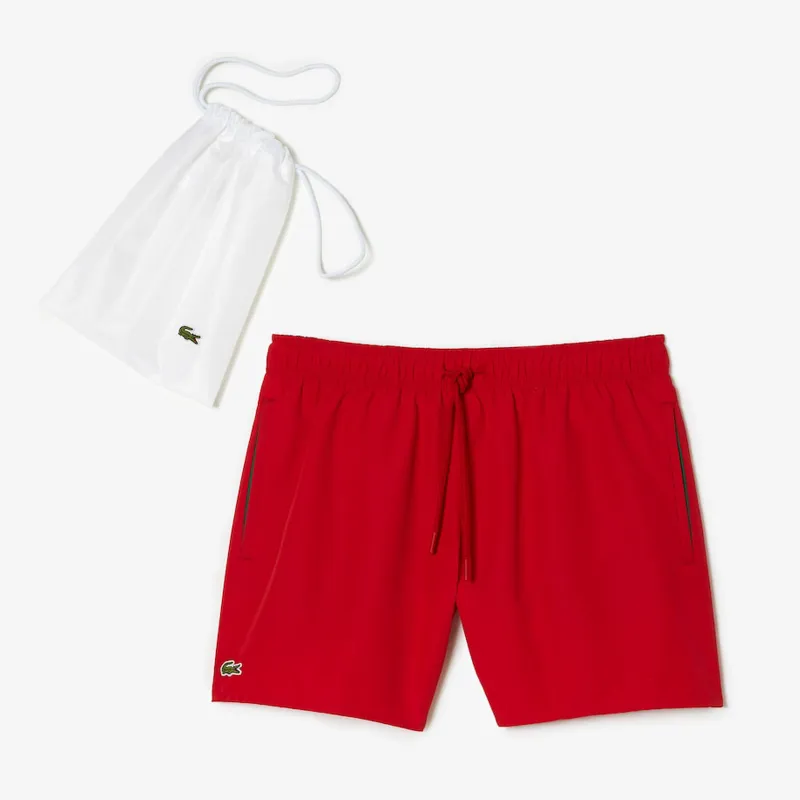 Lacoste Quick Dry Swim Shorts Red XXL ONLY LAST PAIR-7