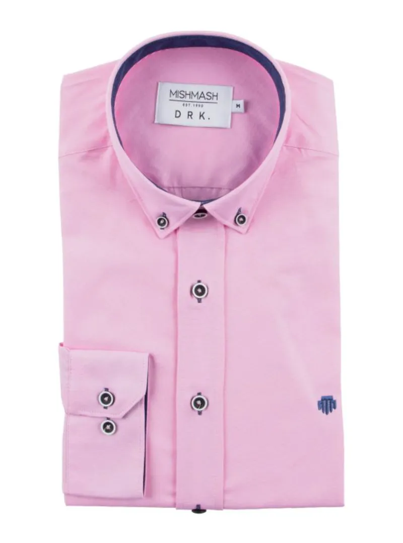 Mish Mash Summit Classic Oxford Shirt Pink-1