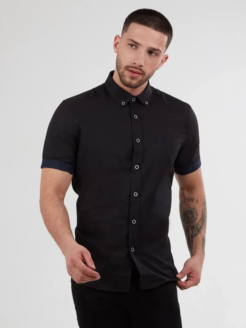 Mish Mash Summit Short Sleeve Shirt Black