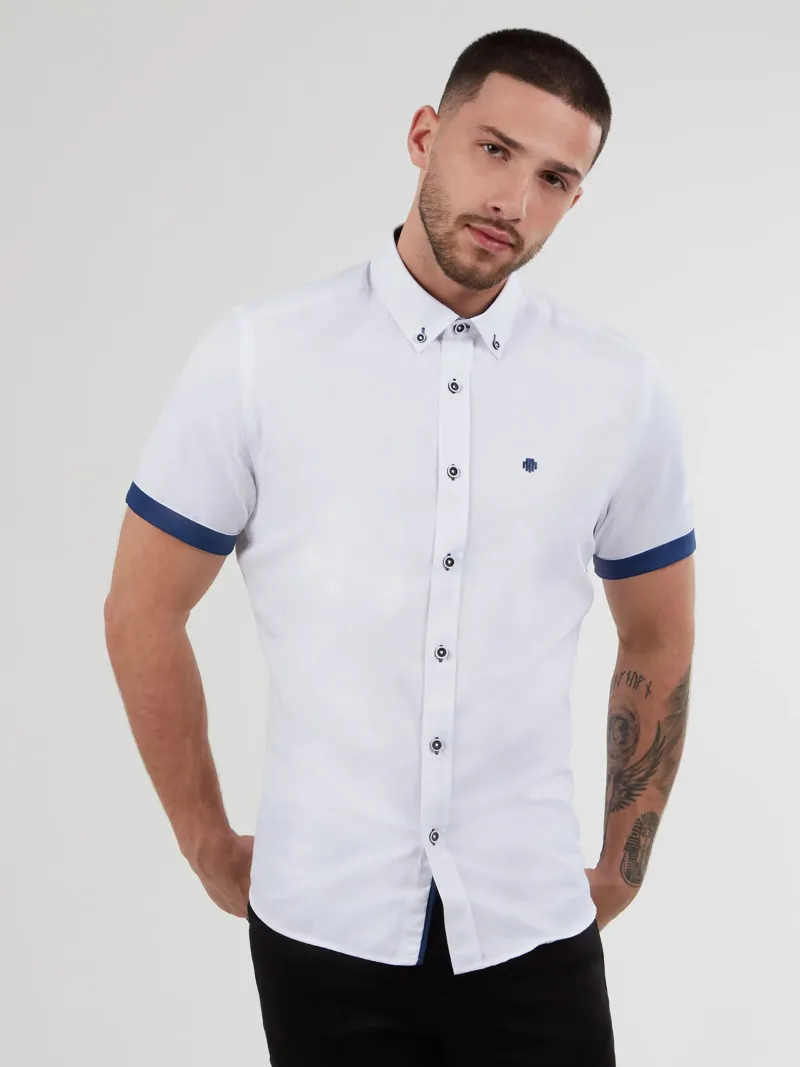 Mish Mash Summit Short Sleeve Shirt White