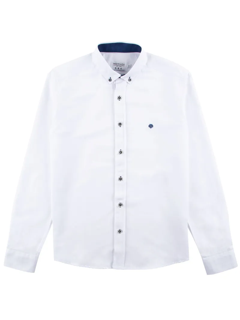 Mish Mash Summit Classic Oxford Shirt White