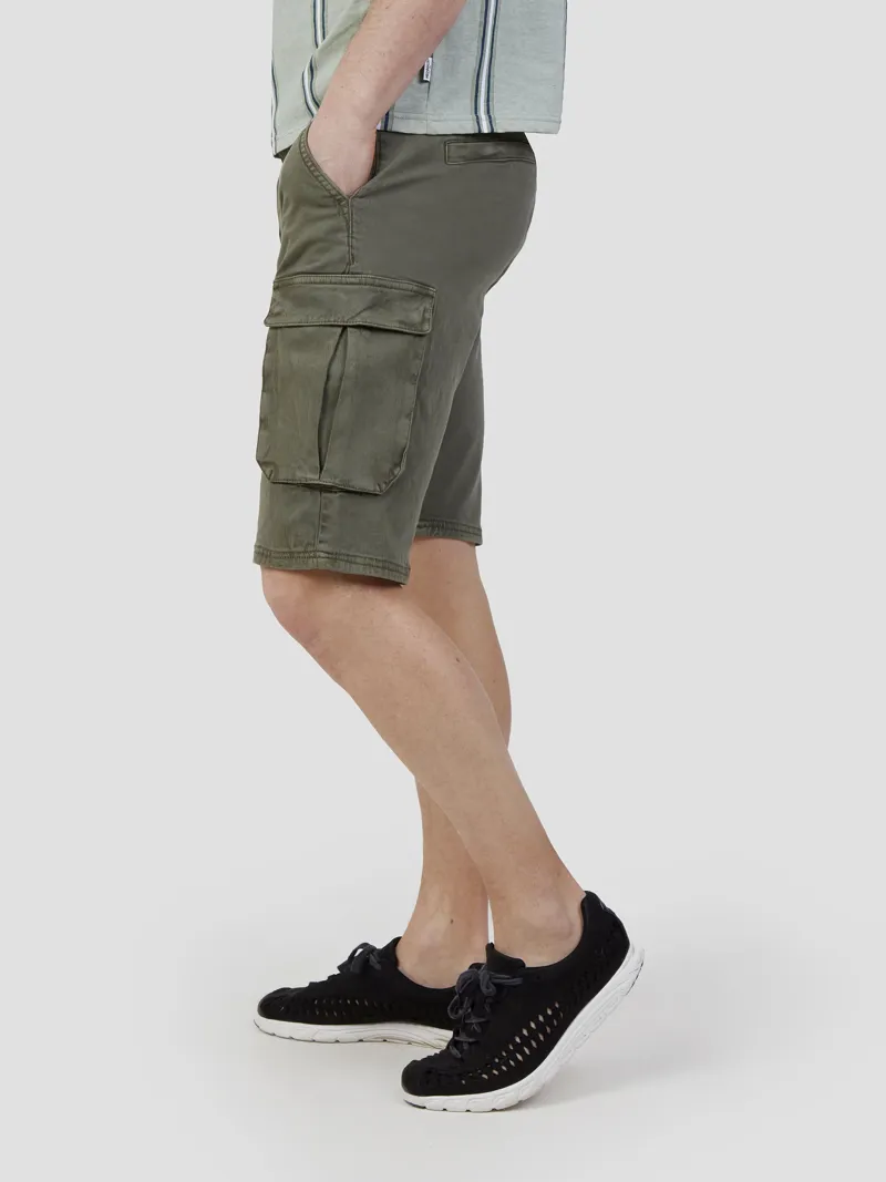 Mish Mash Tden Cargo Short Khaki-1