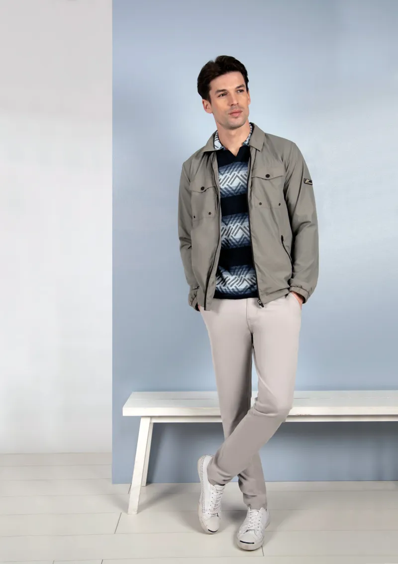 Mish Mash Vantage Jacket Light Grey -1