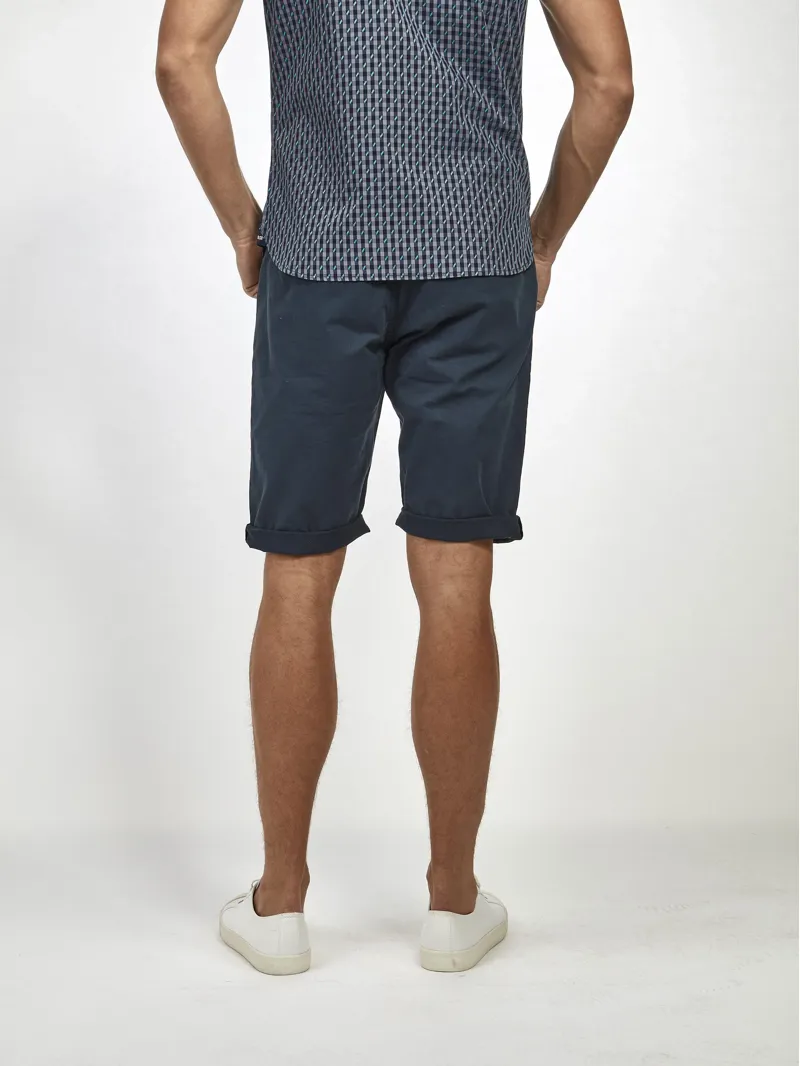 Mish Mash Weymouth Chino Shorts Mid Stretch Navy2-2