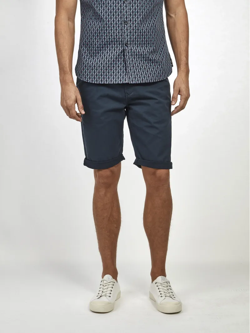 Mish Mash Weymouth Chino Shorts Mid Stretch Navy2-3