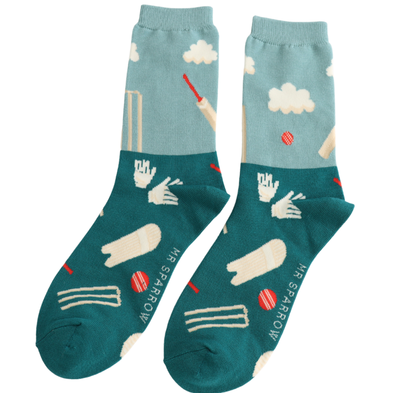 Mr Heron MR146 Bamboo Cricket Socks Teal