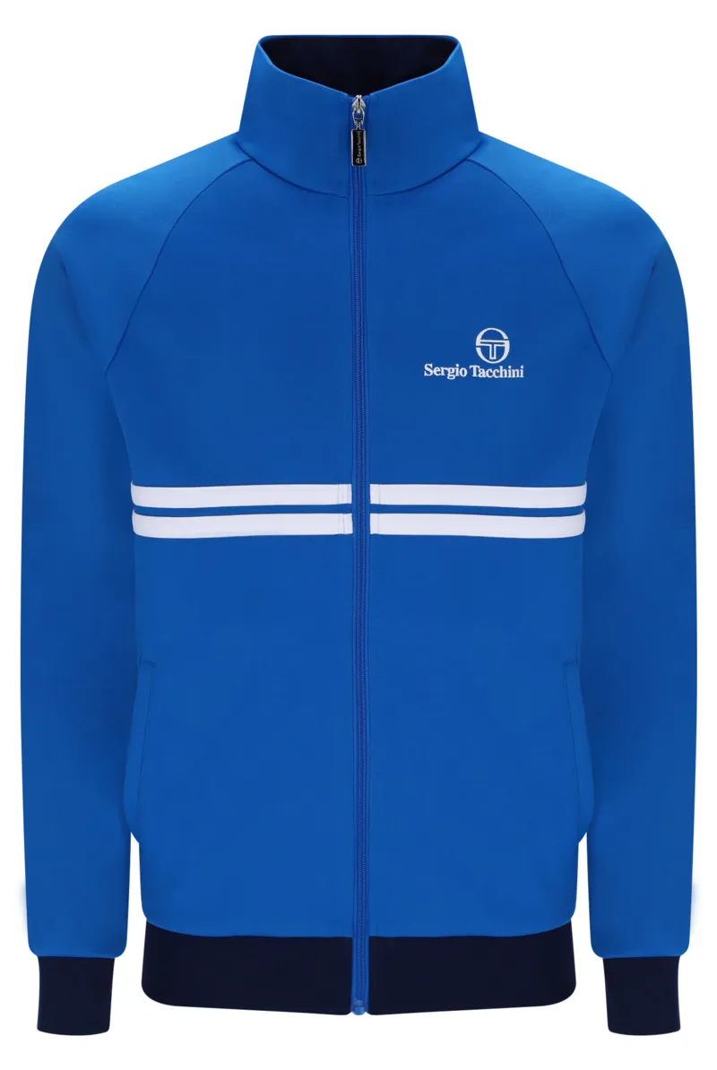 Sergio Tacchini New Dallas Track Top Princess Blue / Maritime / White