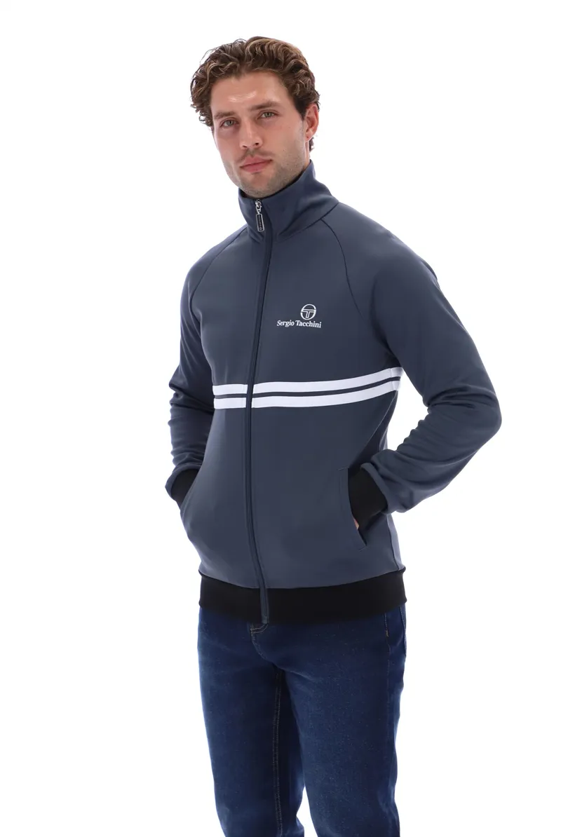 Sergio Tacchini New Dallas Track Top Turbulence / Black-6