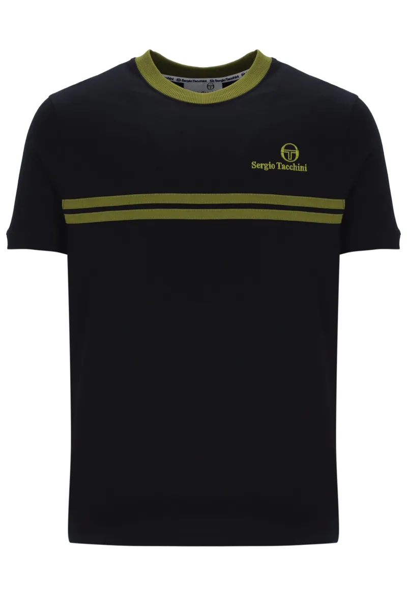 Sergio Tacchini New Supermac T-shirt Black / Avocado