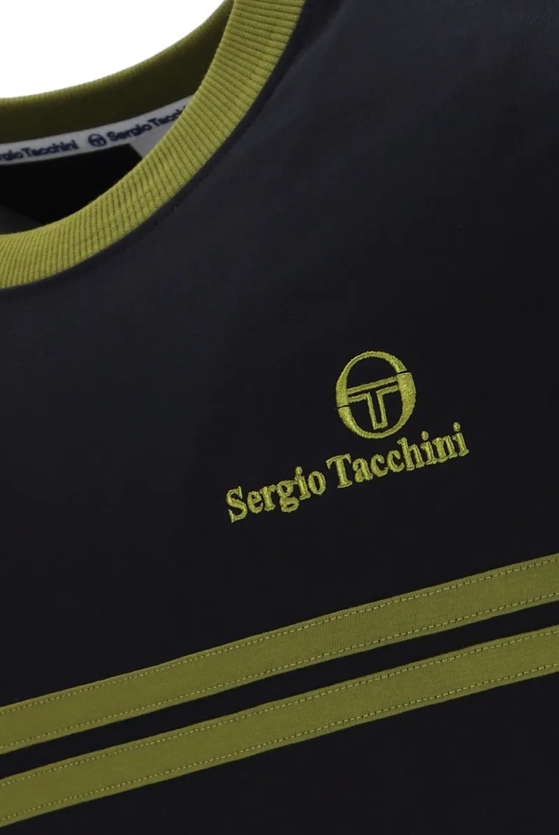 Sergio Tacchini New Supermac T-shirt Black / Avocado-1