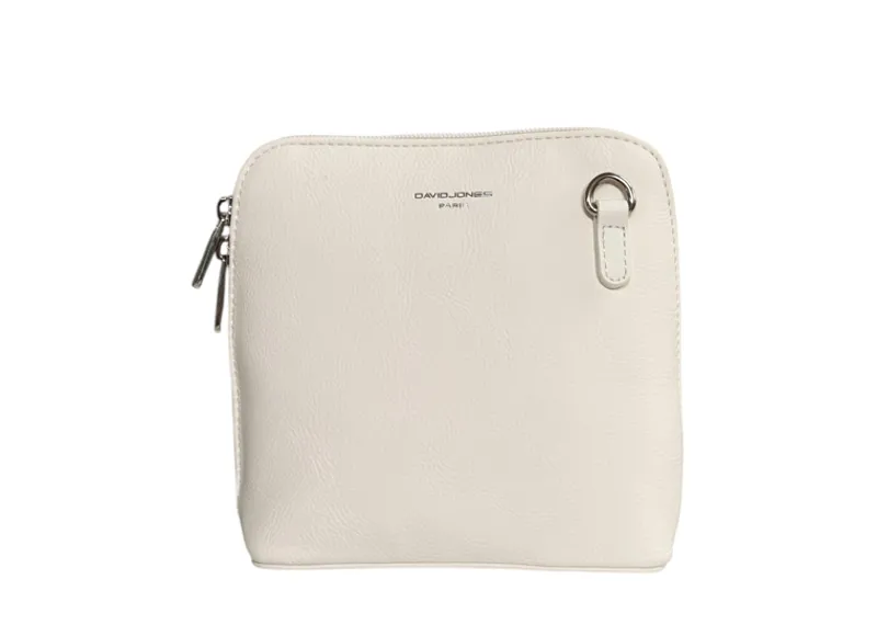 David Jones small square pouch bag White