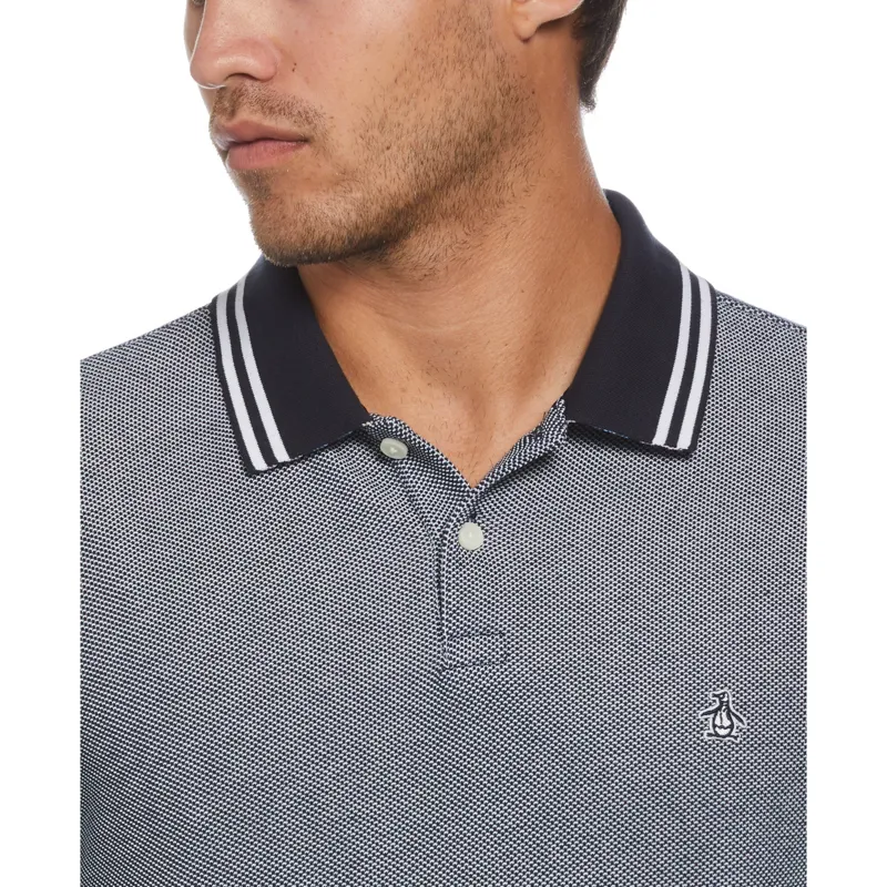 Penguin Birdseye Polo T-Shirt Dark Sapphire  XXL ONLY LAST ONE-3