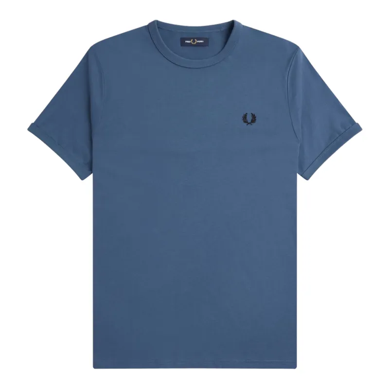 Fred Perry M3519-F57 Ringer T-shirt Midnight Blue