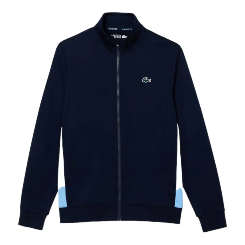Lacoste Zipped Ripstop Tennis Sweatshirt Navy XL ONLY LAST ONE