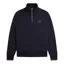 Fred Perry Half Zip Sweatshirt Navy Caramel