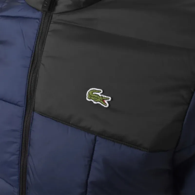 Lacoste Padded Hooded Puffer Jacket Navy / Black-1
