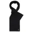 Lyle and Scott Racked Ribbed Scarf Black