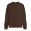 Fred Perry Classic Crew Neck Jumper Burnt Tobacco XXL ONLY