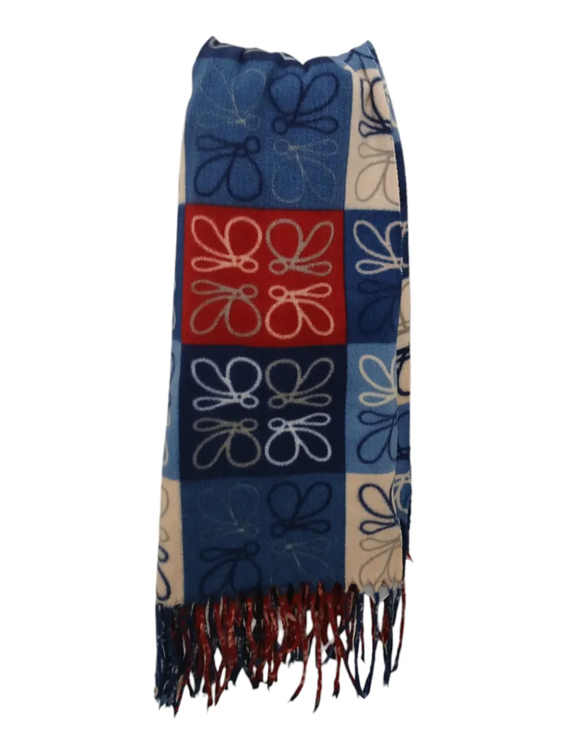 Passion Accessories bee print scarf Blue