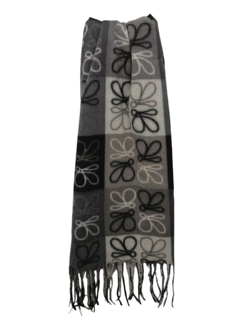 Passion Accessories bee print scarf Black