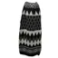 Passion Accessories aztec argyle print scarf Black