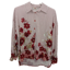 Goose Island floral stripe shirt Wine