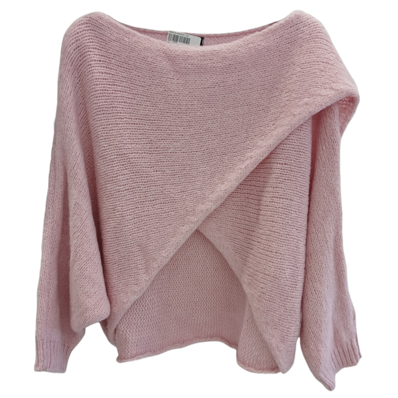 Paradiso wrapover jumper Pink